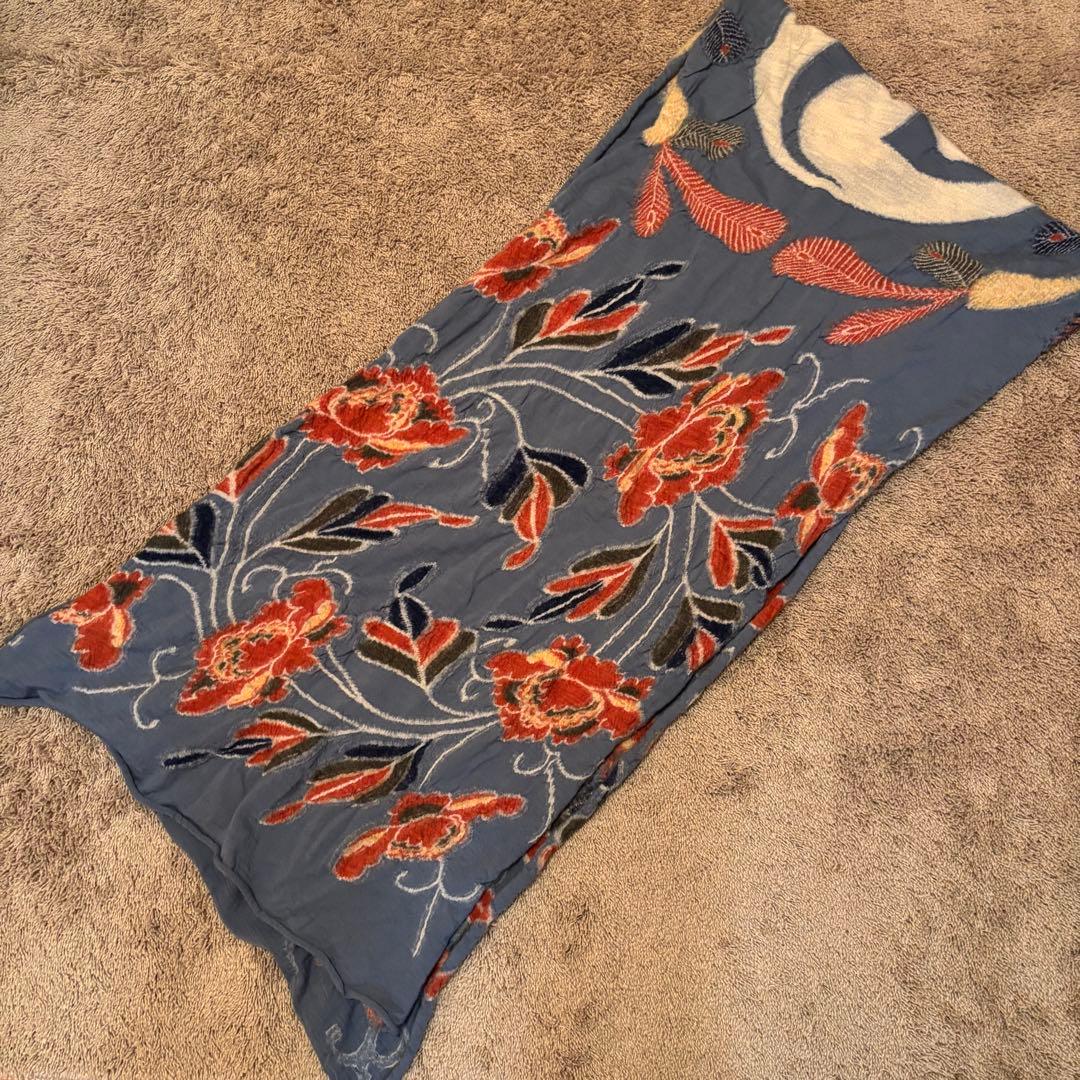 希少 KAPITAL キャピタル 縮絨ウール マフラー