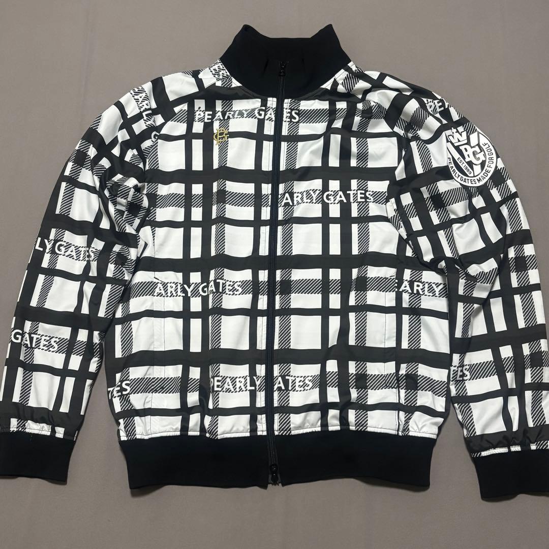 パーリーゲイツPEARLY GATES チェック柄ダブルジップジャケット6蓄熱