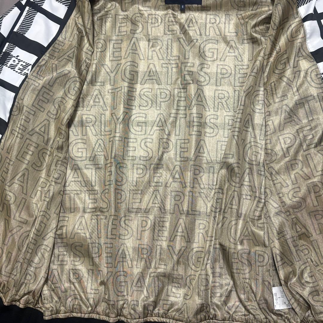 パーリーゲイツPEARLY GATES チェック柄ダブルジップジャケット6蓄熱