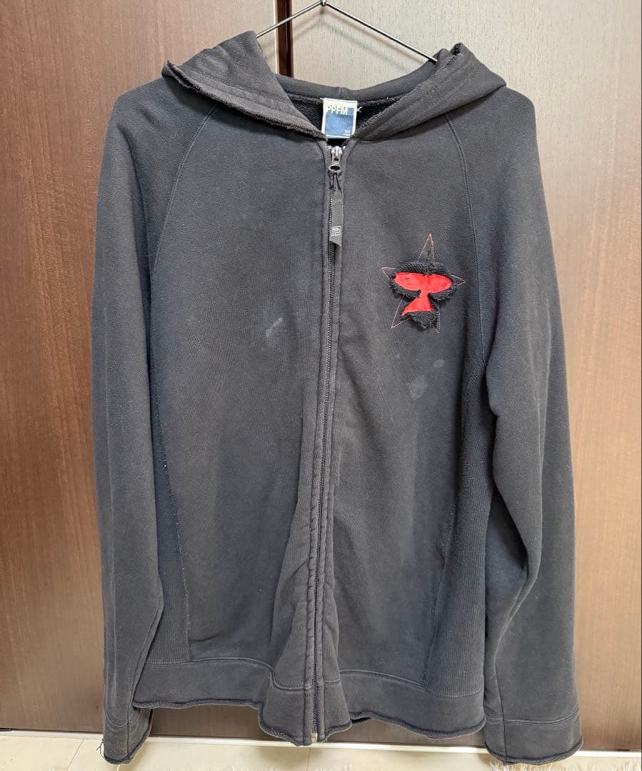 y2k 00s PPFM archive ジップパーカー スター - トップス最 安値 価格