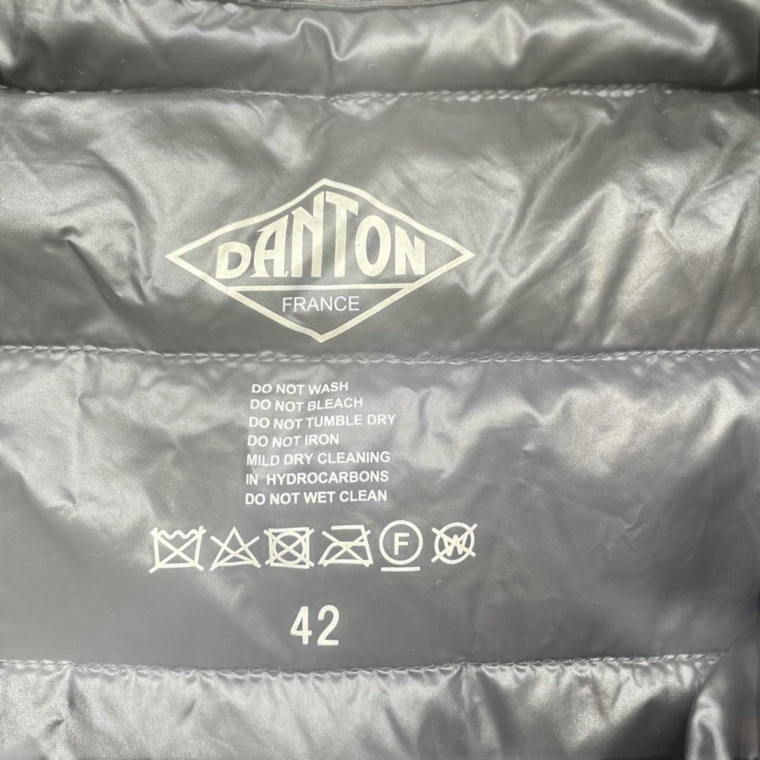 DANTON ダウンジャケット インナーダウン　ブラック
