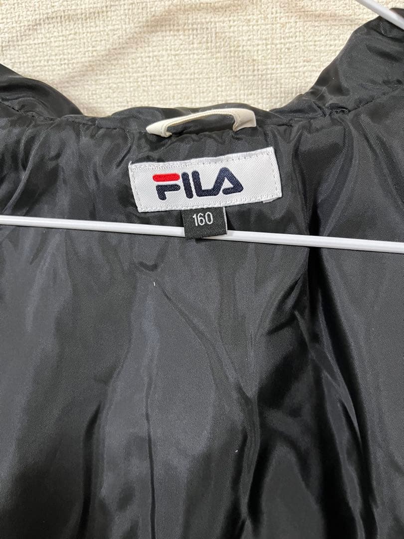 FILA 子ども用スキーウェア ベージュ/ホワイト