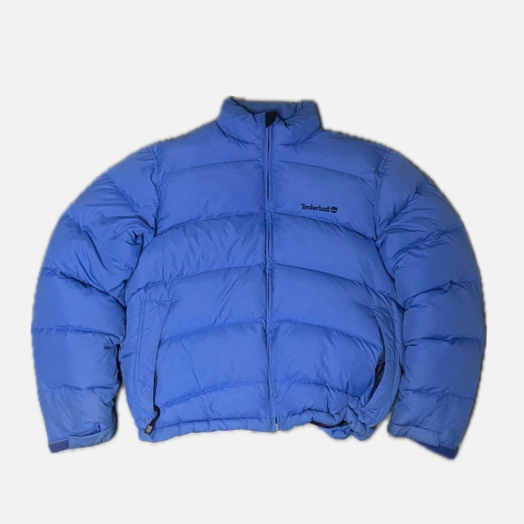 90s Timberland ティンバーランド 刺繍 ヌプシ ダウンジャケット