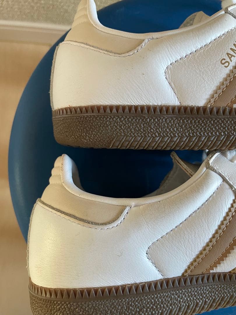 adidas サンバSAMBA OG B75806 ベージュ24.5㎝