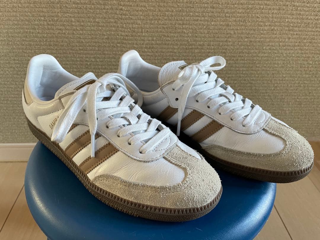 adidas サンバSAMBA OG B75806 ベージュ24.5㎝