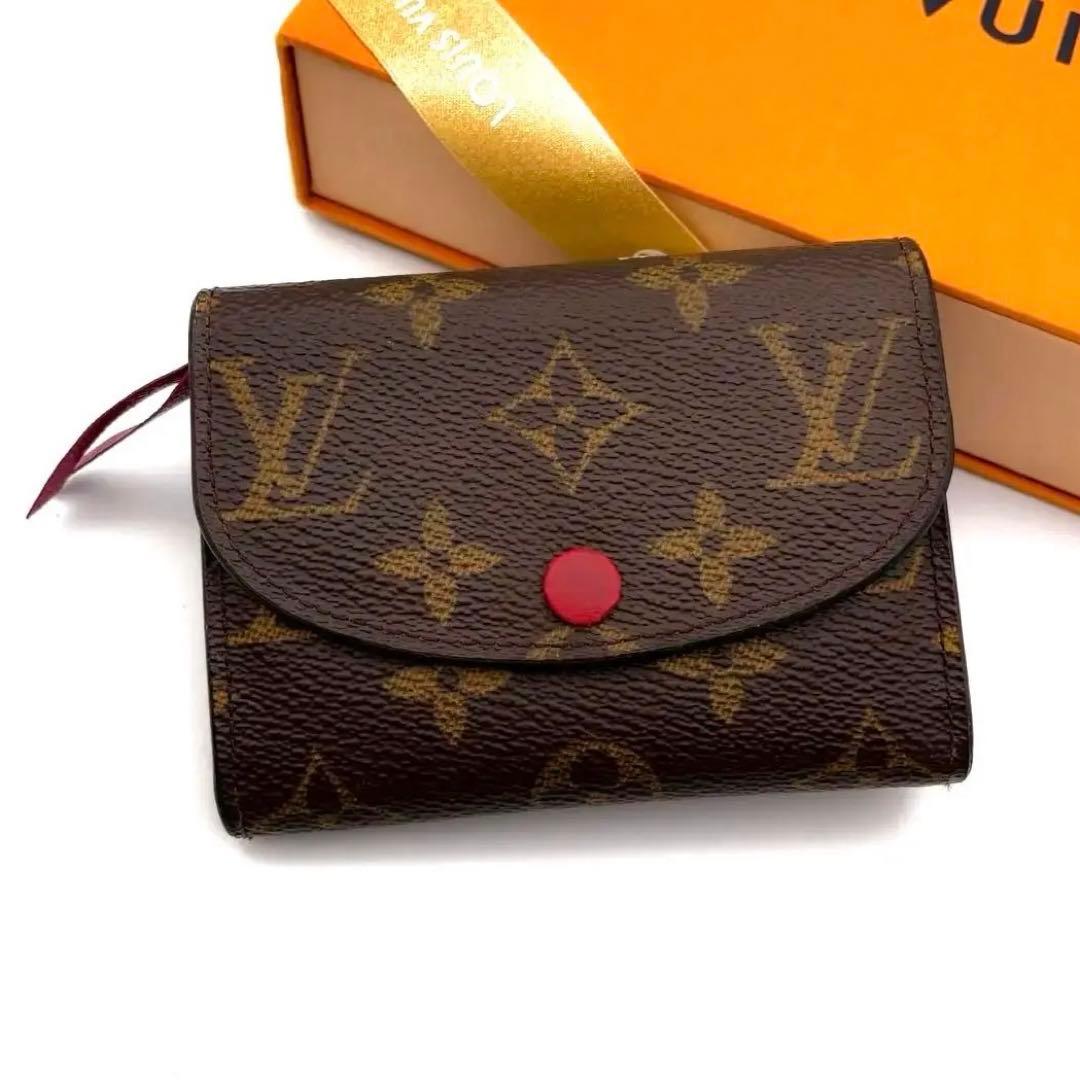 ennෆ⃛お薬手帳屋さま専用 ルイヴィトン モノグラム ロザリ 折財布