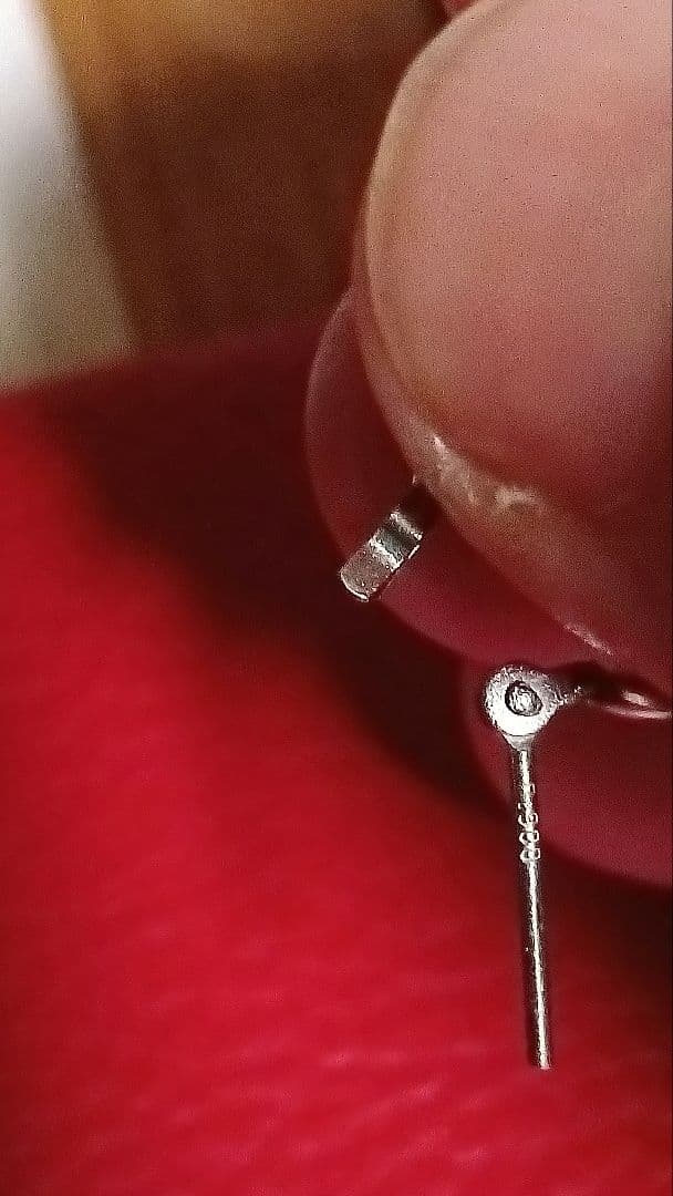 Ptダイヤモンドピアス