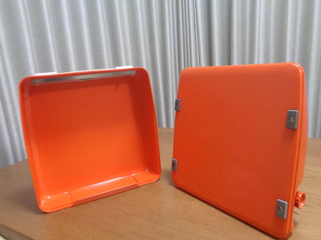 完動品　HERMES baby エルメスベイビータイプライター　オレンジカラ―