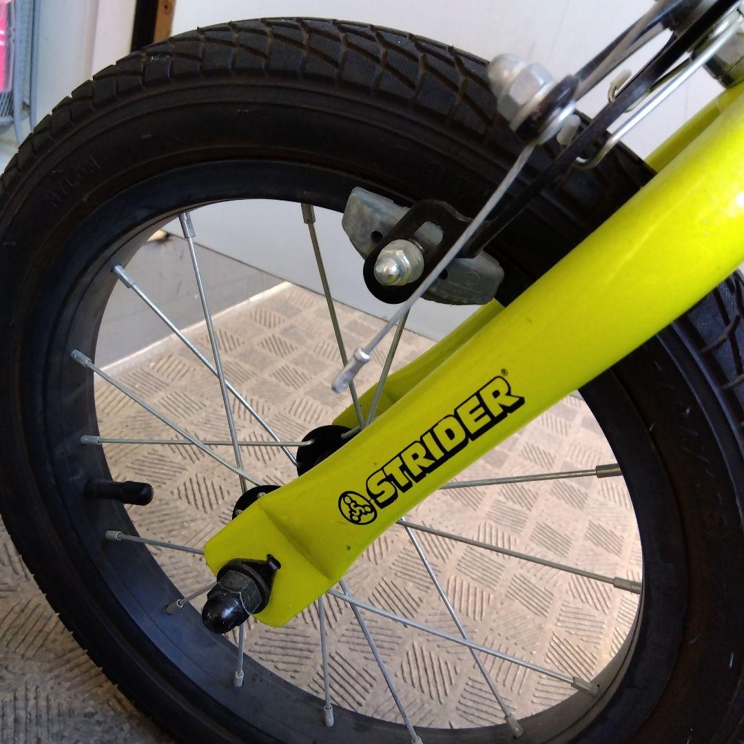 STRIDER ストライダー 14x ライムイエロー スタンド付