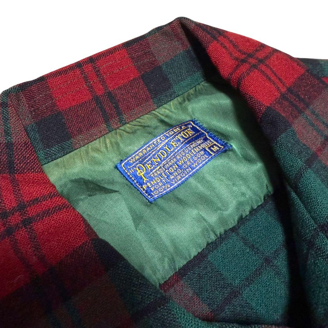 好配色 PENDLETON ウールシャツ 好配色 PENDLETON ウールシャツ 赤×緑
