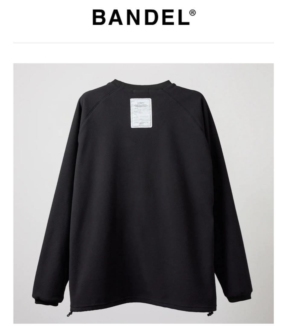 BANDEL GOLFフリースクルーネック　ブラック　XL
