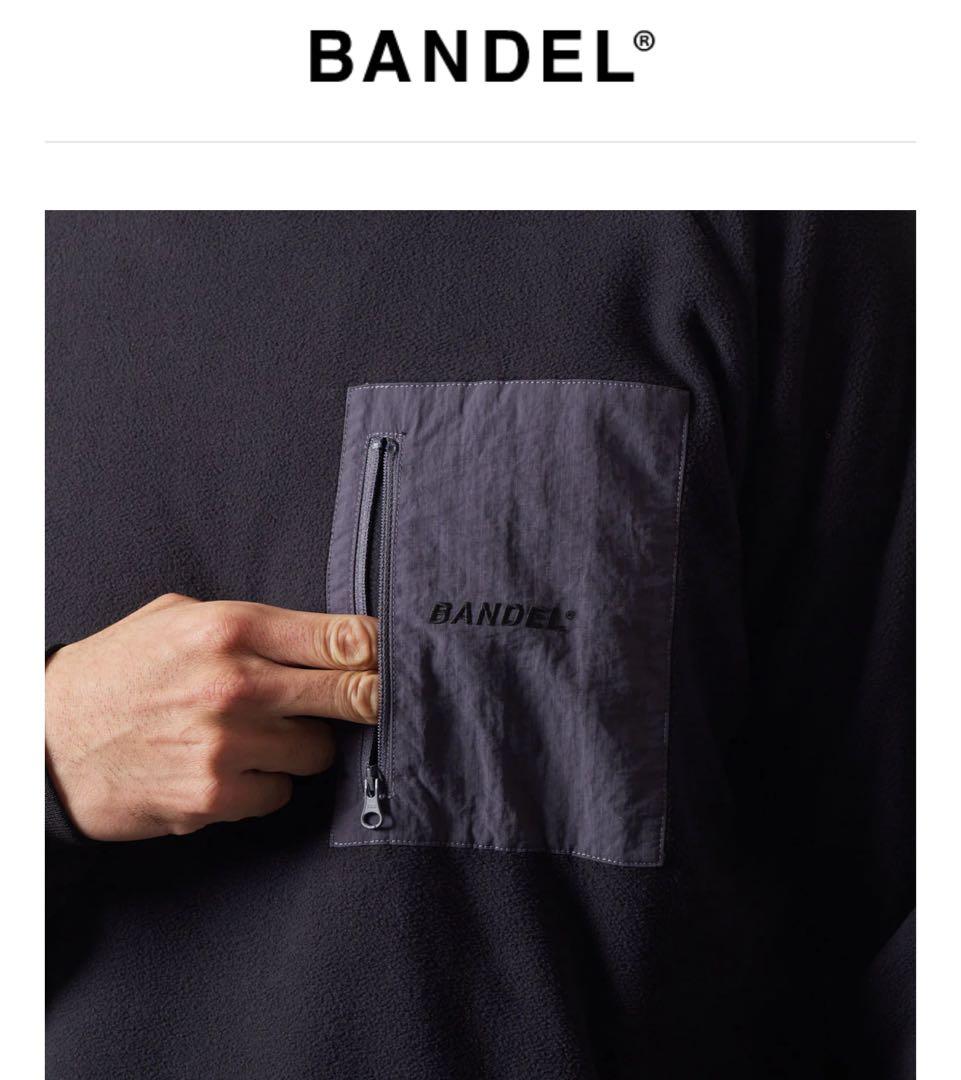 BANDEL GOLFフリースクルーネック　ブラック　XL