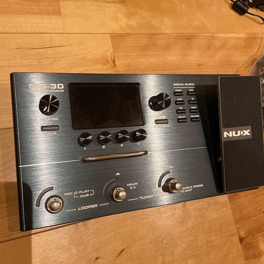 NUX MG-30 ギター/ベース 用マルチエフェクター - メルカリ