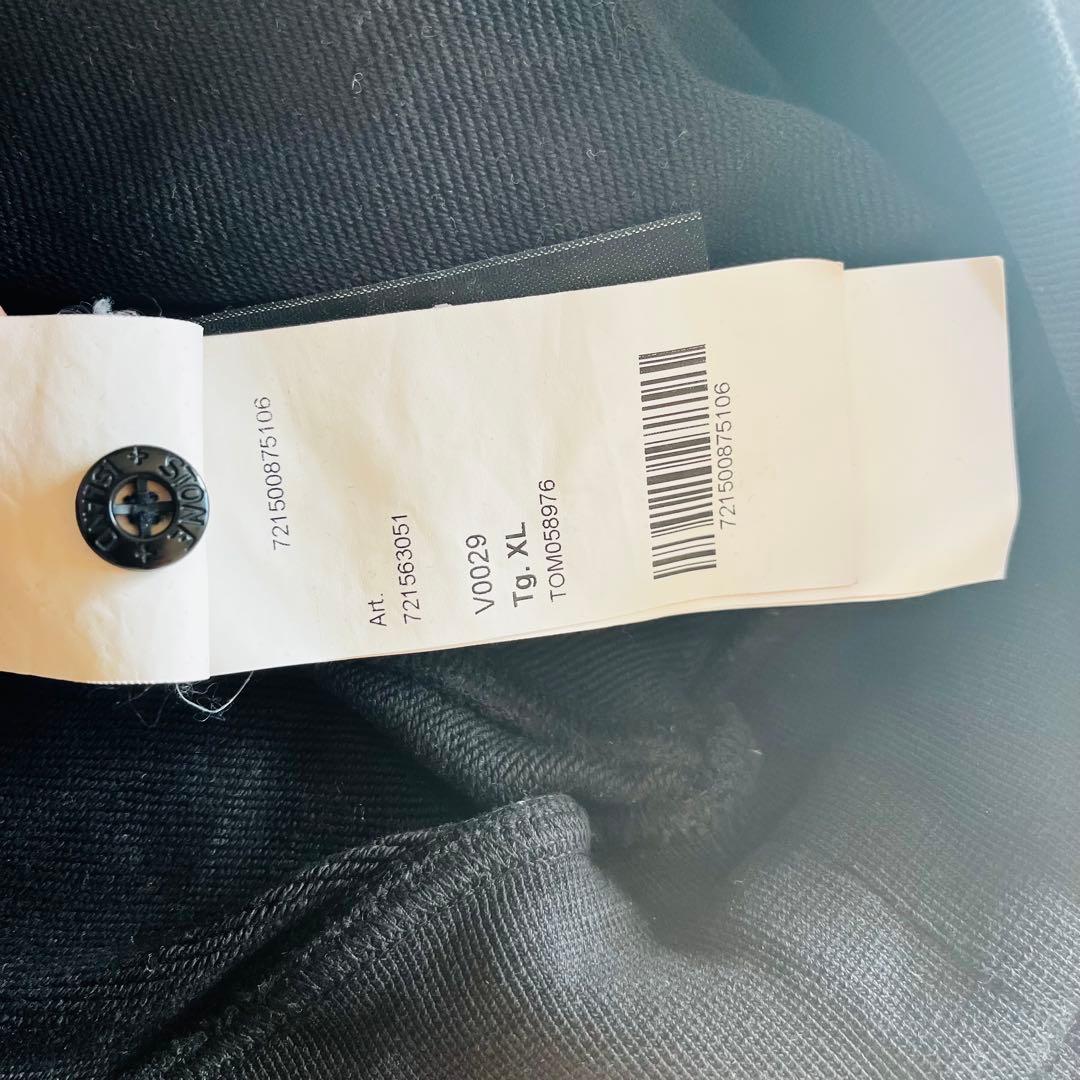 Stone  ブラック クルーネック トレーナー