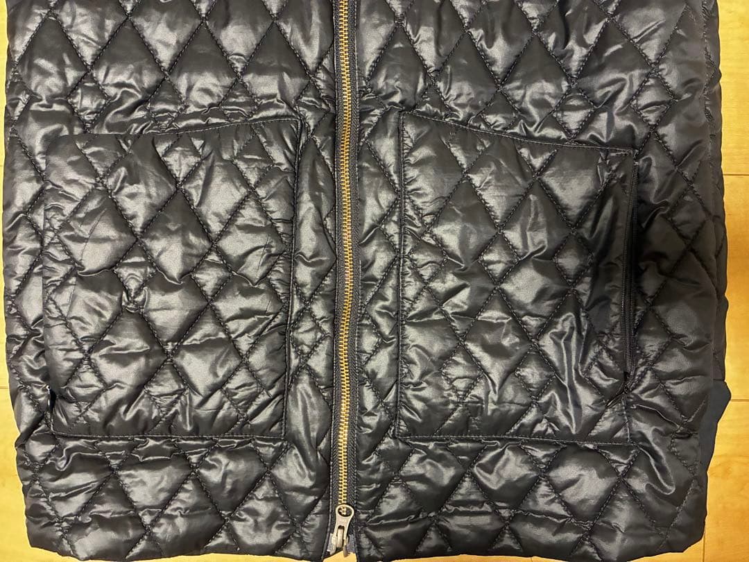 charbon LIMONTA CHAMBRAY NYLON PUFF VEST