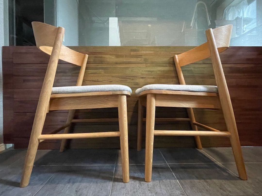 いっすん■unicoウニコ SOLKソルク オーク無垢　ダイニングチェアB