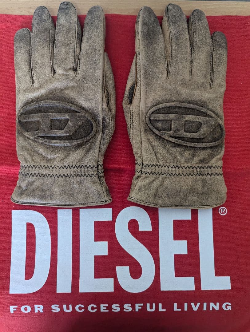 DIESEL グレン期最新モデル 未使用美品 シープレザー手袋 グローブ
