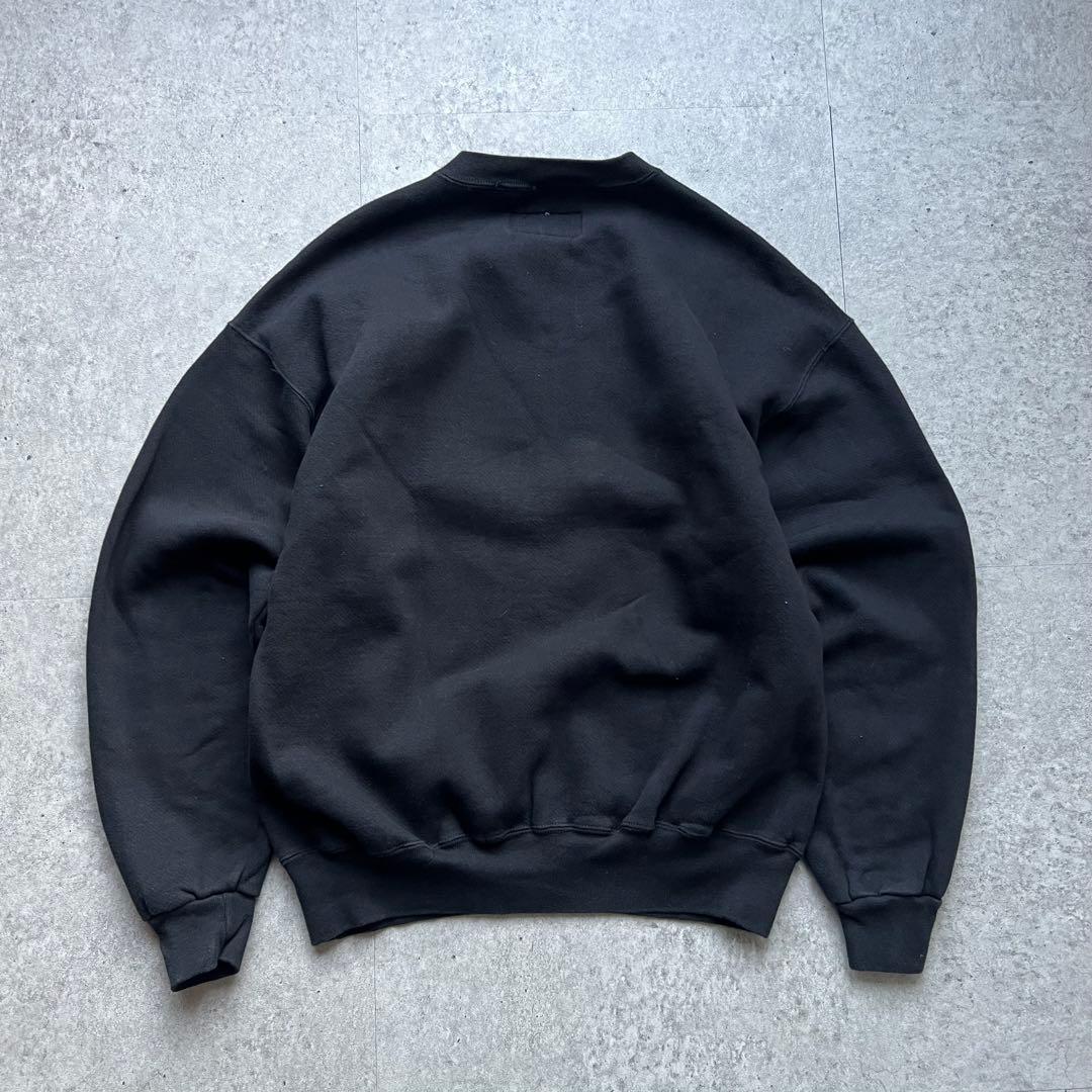 90s Russell ラッセルアスレチック 無地スウェット USA製 黒 前V