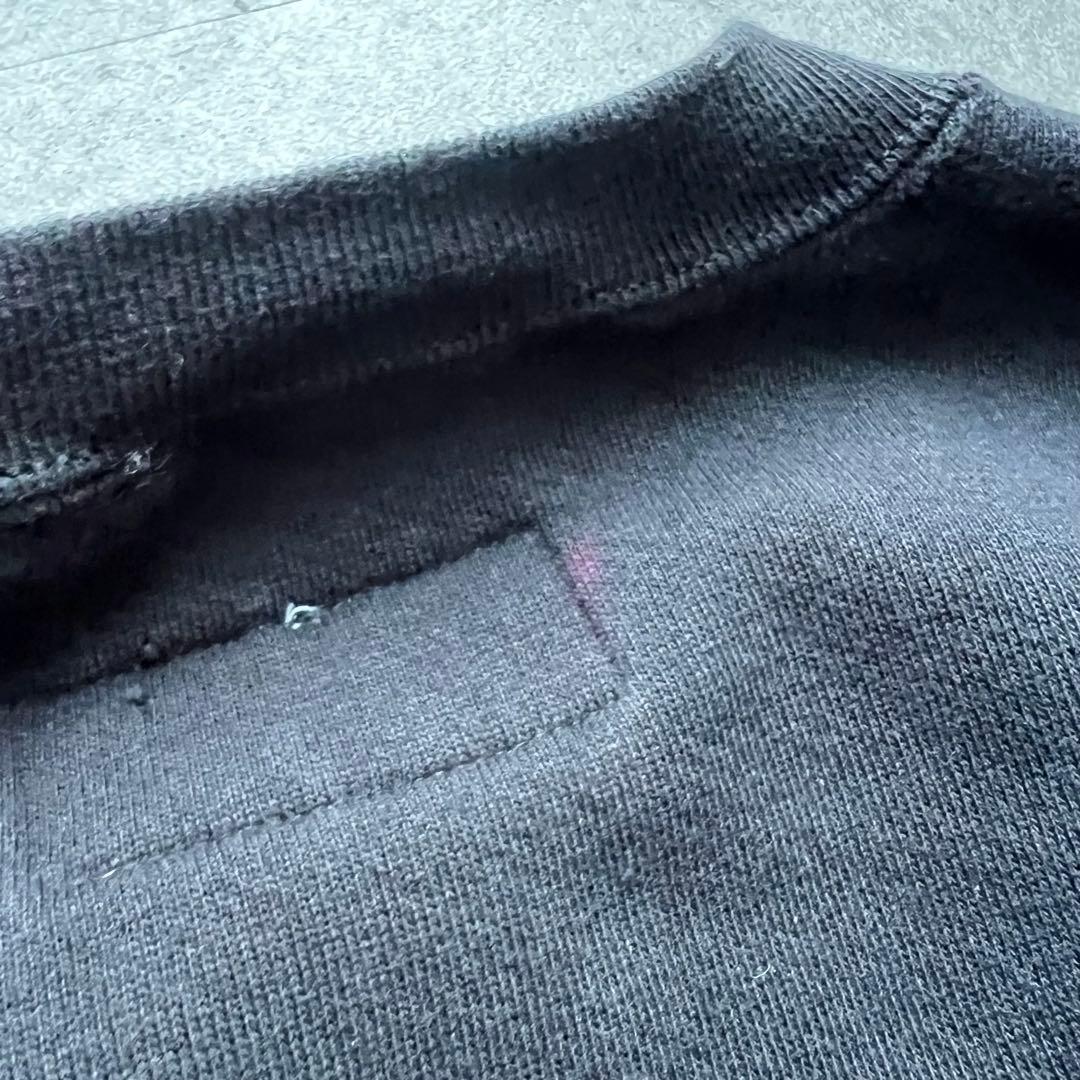 90s Russell ラッセルアスレチック 無地スウェット USA製 黒 前V