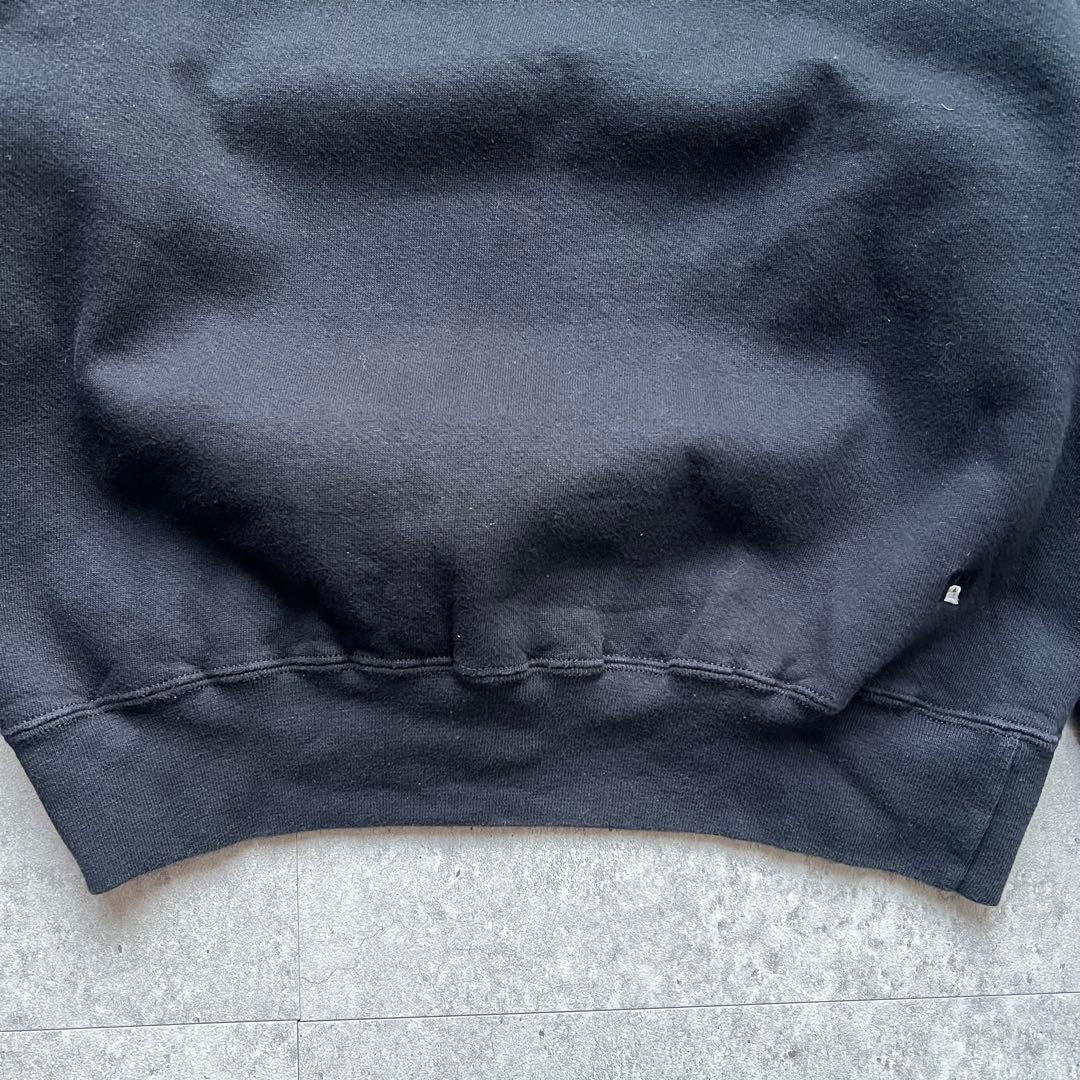 90s Russell ラッセルアスレチック 無地スウェット USA製 黒 前V