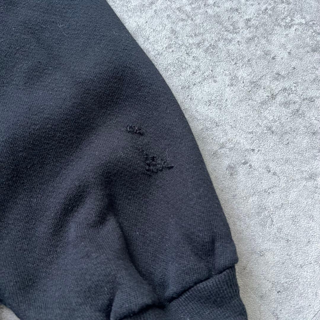 90s Russell ラッセルアスレチック 無地スウェット USA製 黒 前V