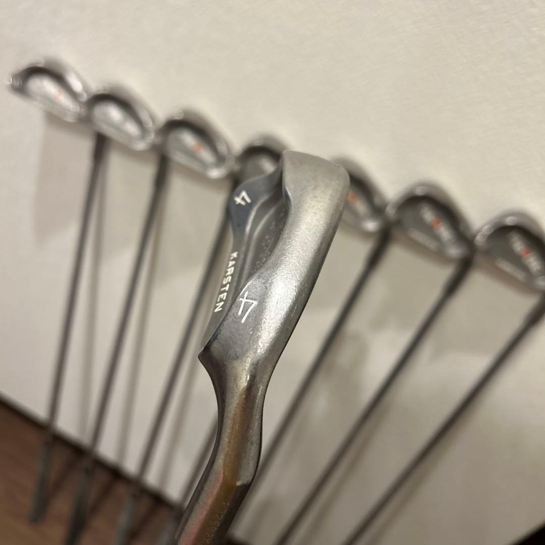 名器PING ZING 4-9.S.W 8本セットKARSTEN オレンジドット