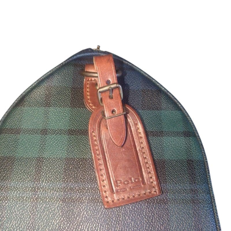 極美品 ポロラルフローレン ボストン ミニボストン レザー チャーム PVC
