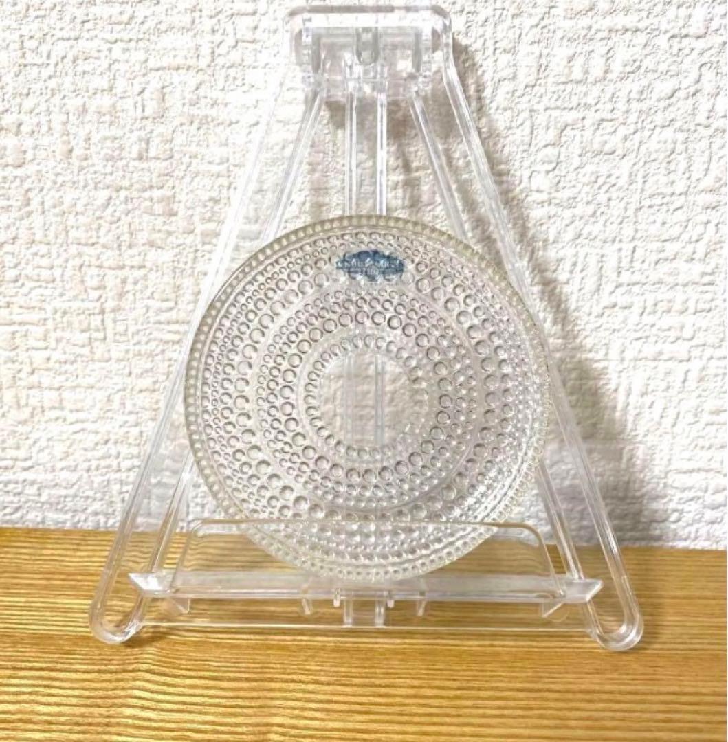稀少ヴィンテージ品】 ヌータヤルヴィ カステヘルミ クリア 蝋受け皿 1