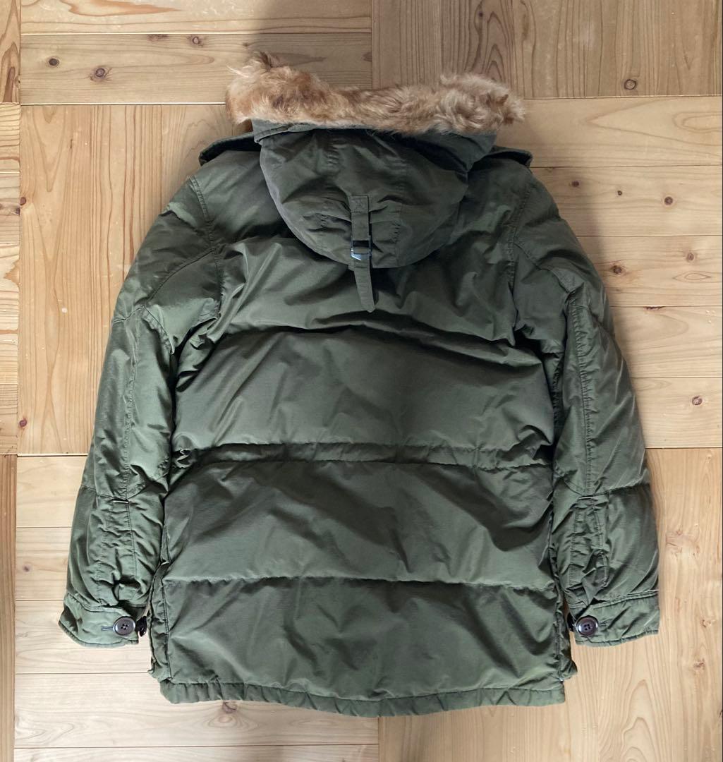 Ralph Lauren ラルフ M ダウンジャケット ファー ミリタリー 古着