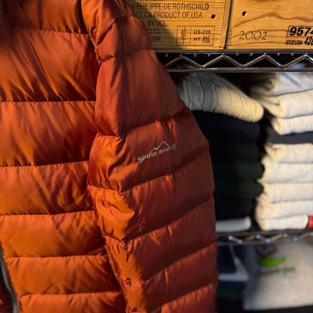 00s Y2K EddieBauer エディバウアー ダウンジャケット 光沢