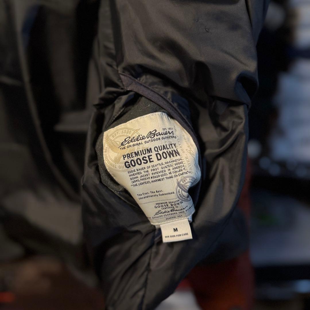 00s Y2K EddieBauer エディバウアー ダウンジャケット 光沢