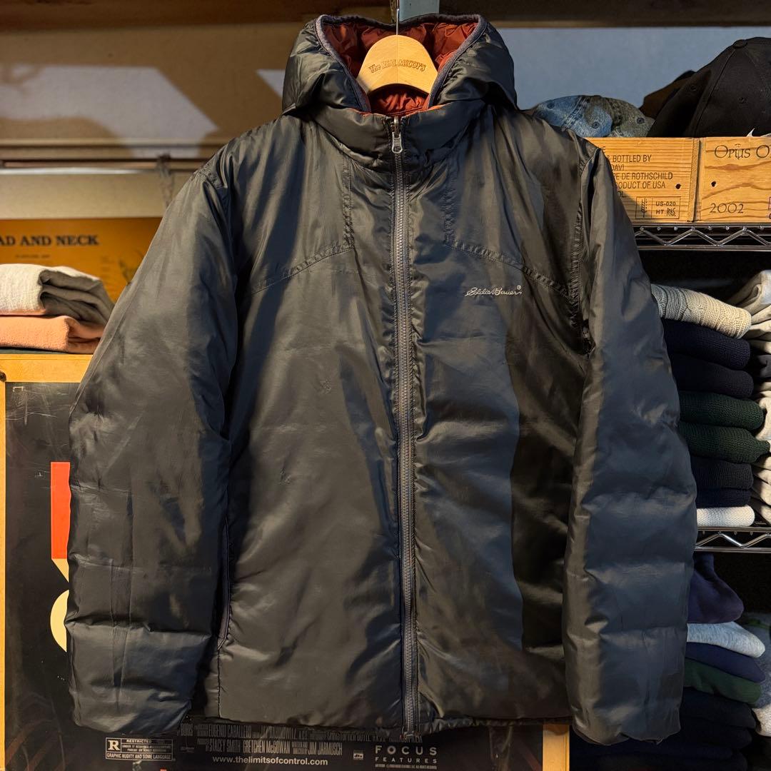 00s Y2K EddieBauer エディバウアー ダウンジャケット 光沢