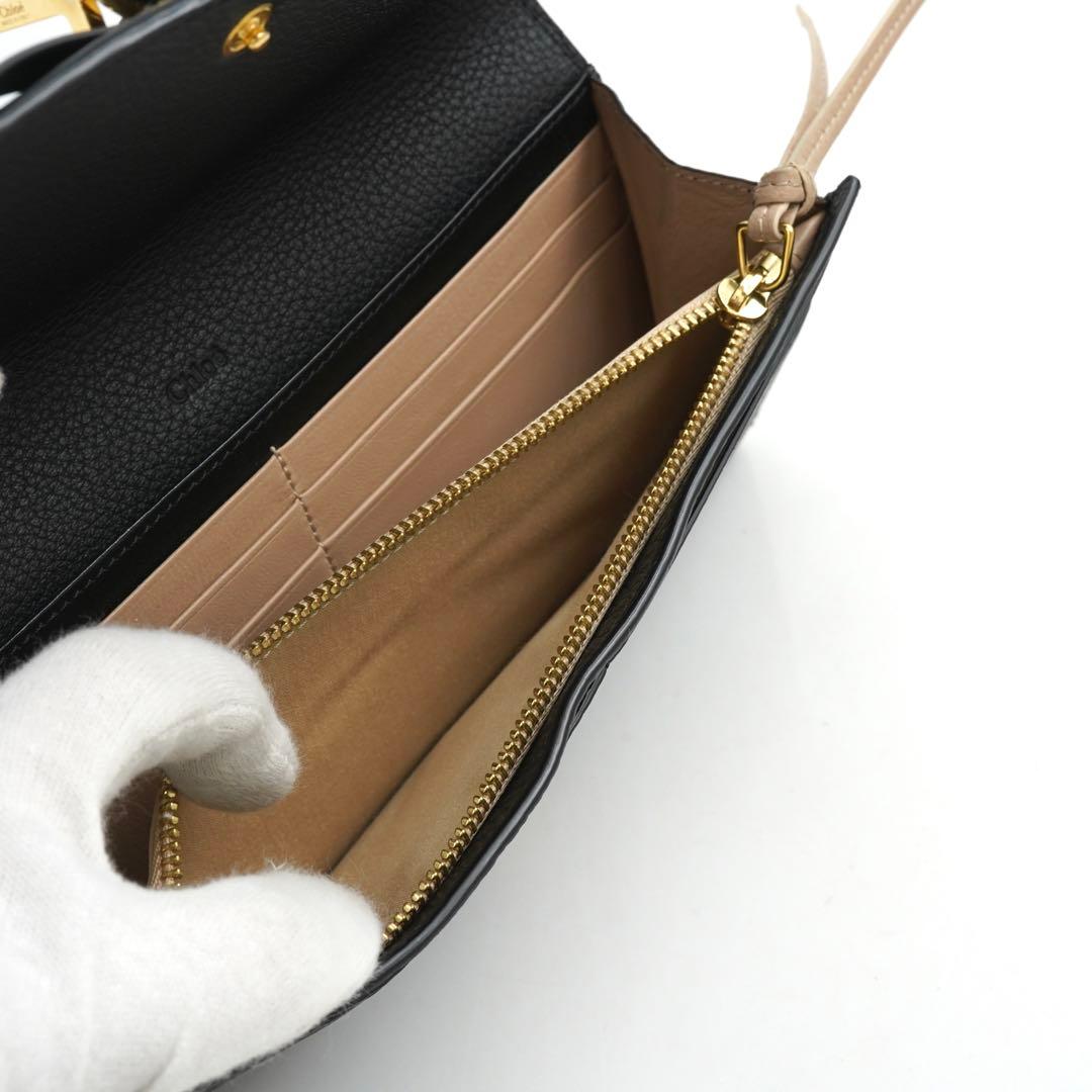 ✨未使用展示品・箱保証書付き✨　Chloe 長財布　ALPHABETウォレット