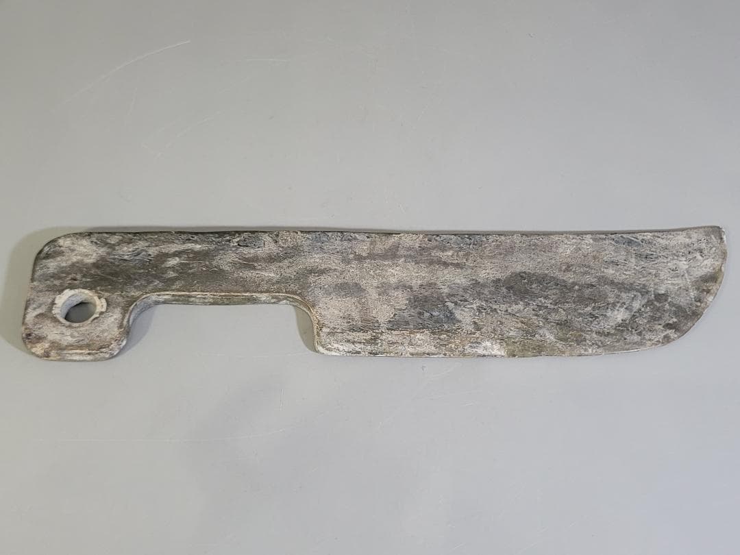 中国 石刻 人物 刃 置物 二件 DT379