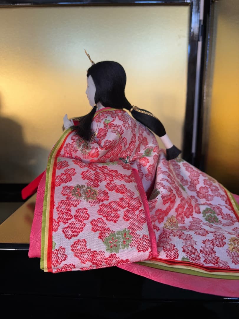 喜峰作　おぼこ五人飾　久月監修　貴重　ベルベット衣装