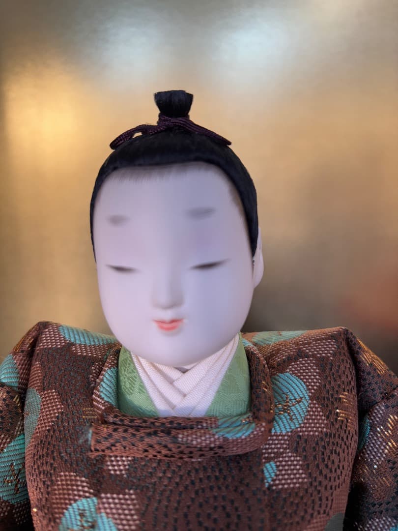 喜峰作　おぼこ五人飾　久月監修　貴重　ベルベット衣装