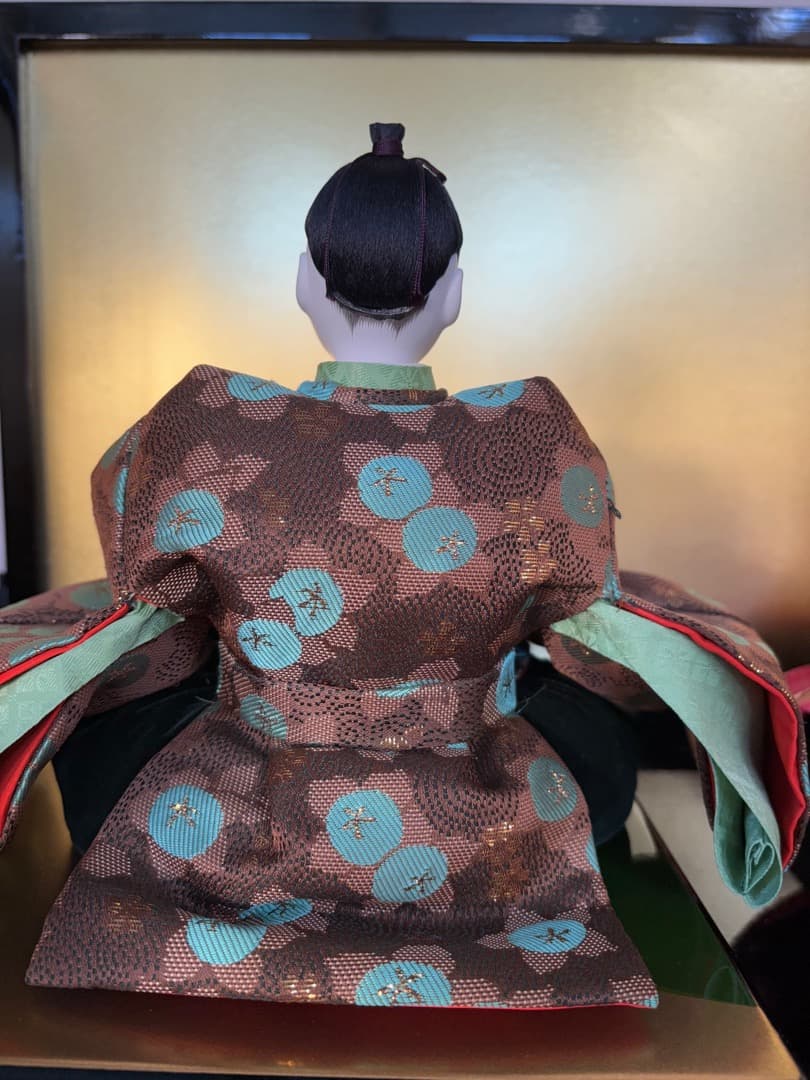 喜峰作　おぼこ五人飾　久月監修　貴重　ベルベット衣装