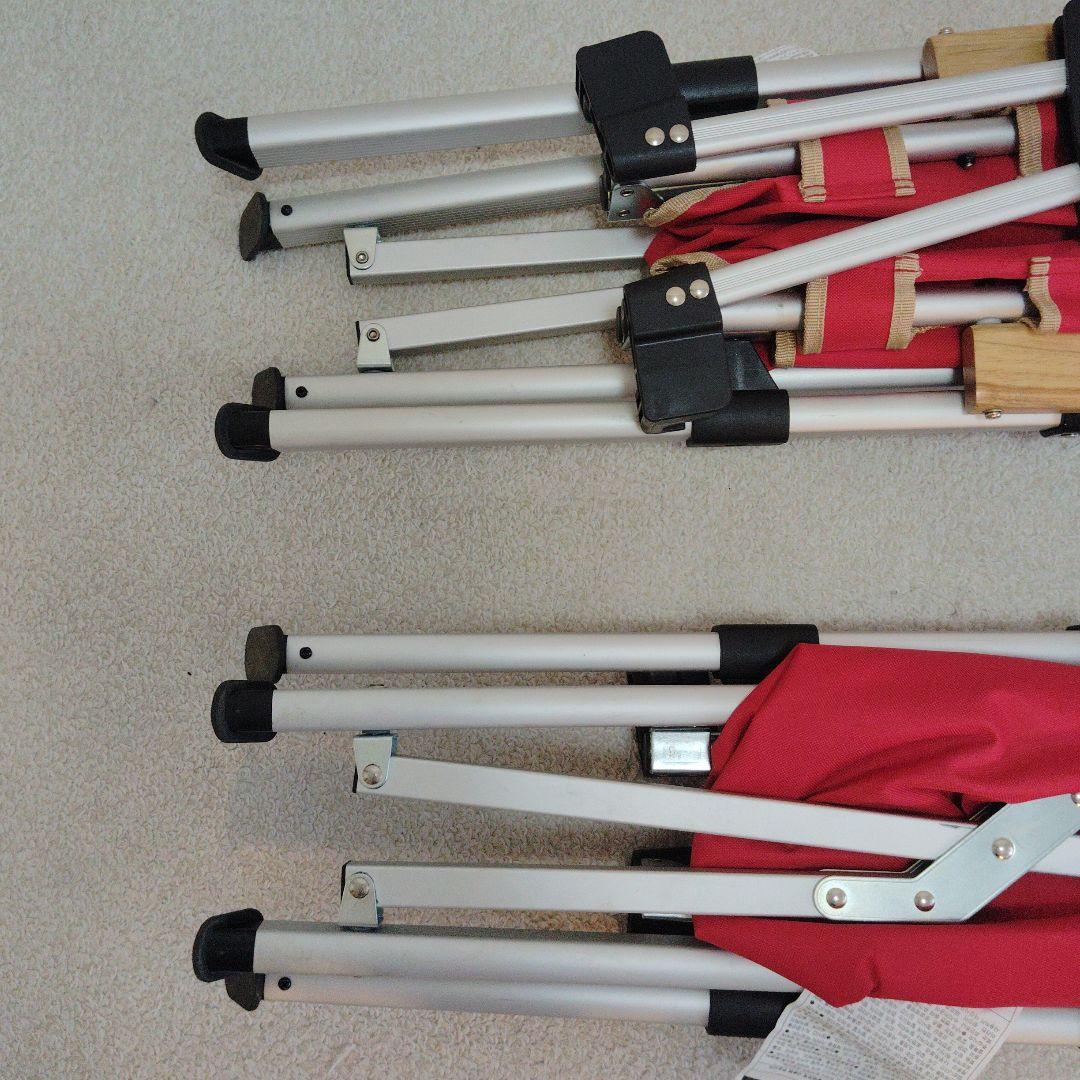 【2個セット】Coleman　レイチェア　レッド