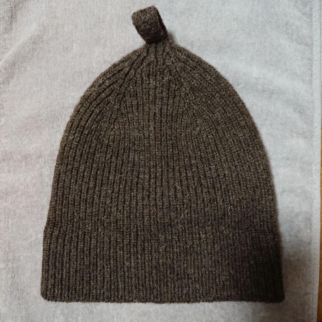 未使用　マーガレットハウエル MHL. ニット帽　スコットランド製