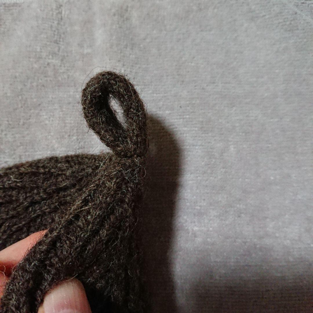 未使用　マーガレットハウエル MHL. ニット帽　スコットランド製