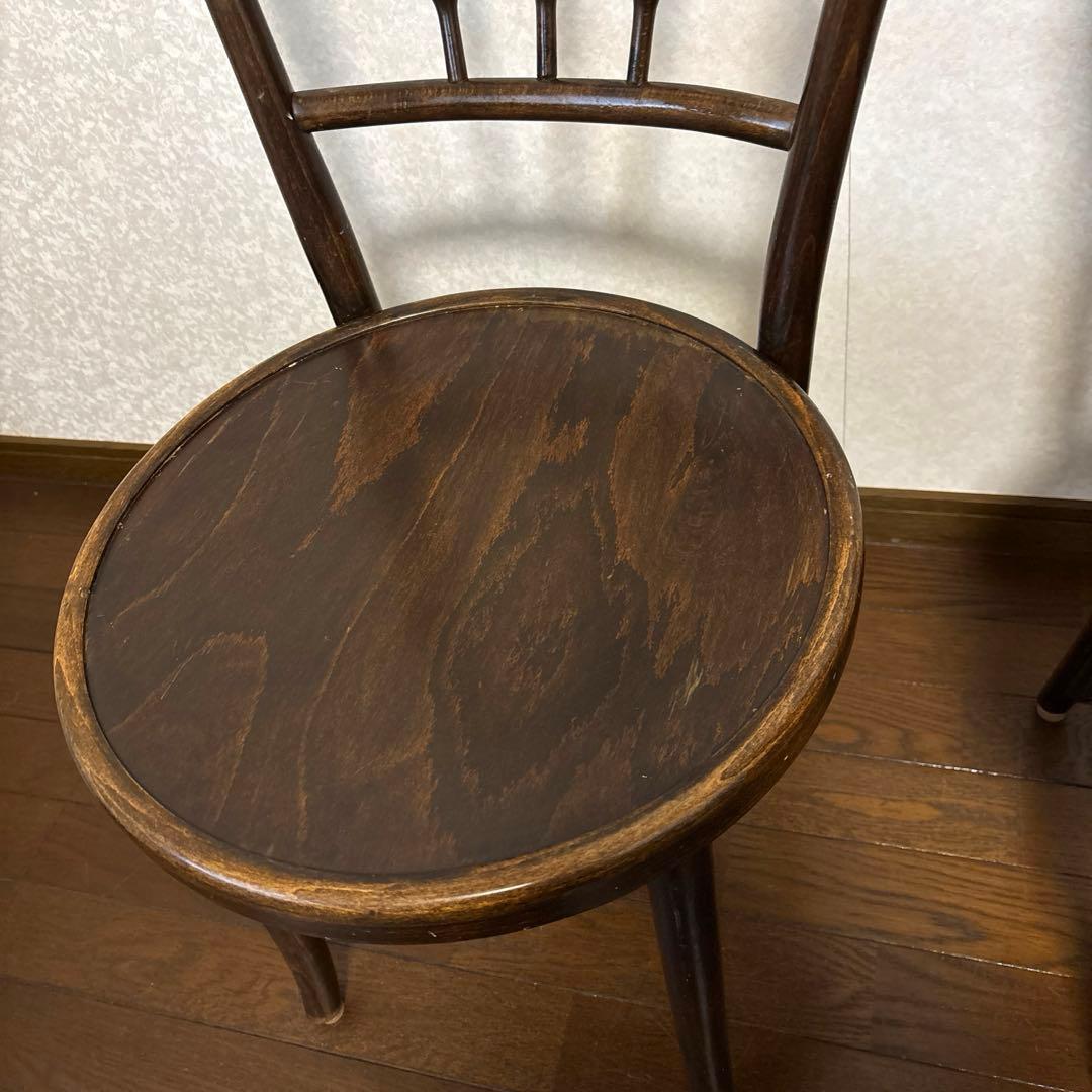 【良品】maruni ヴィンテージ ベントウッドチェア ２脚セット