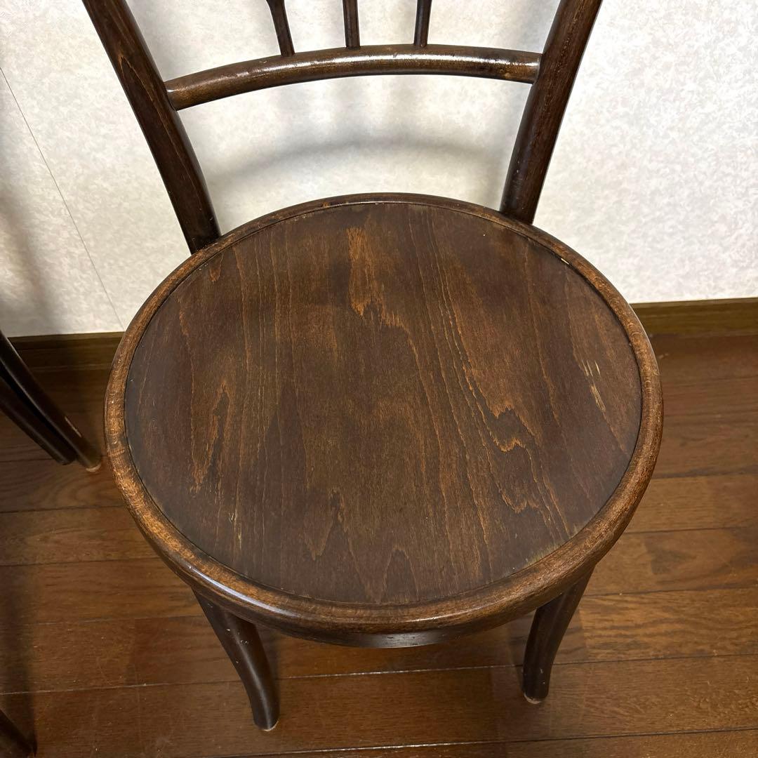 【良品】maruni ヴィンテージ ベントウッドチェア ２脚セット
