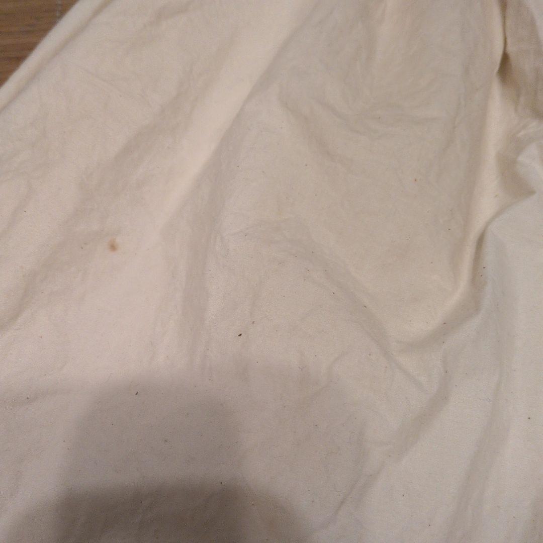 難シミありポールハーデン 生成りバックギャザースカート 定価20万