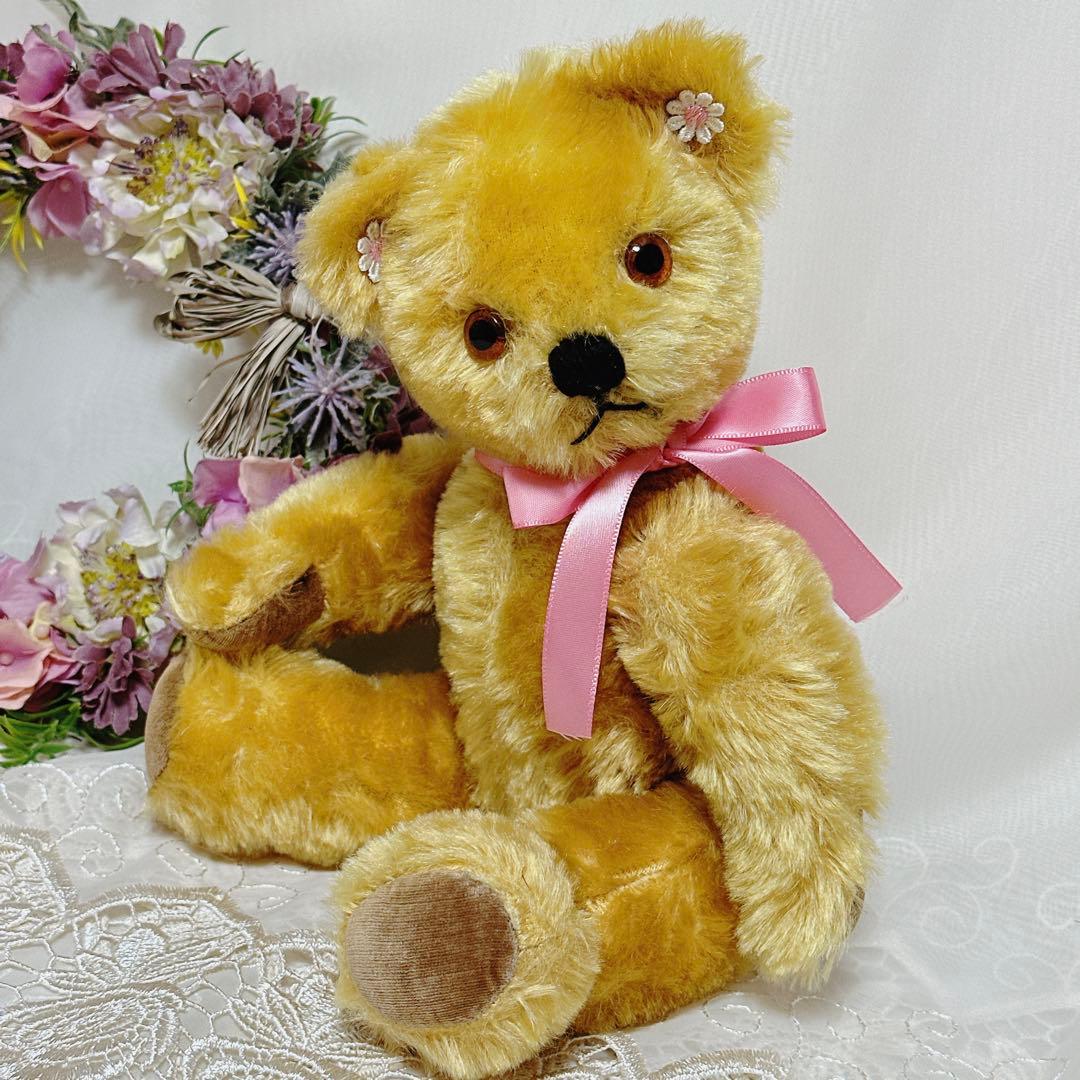 きょう 様❤️ペディグリー❤️ピンクのアンティークベアアンティーク