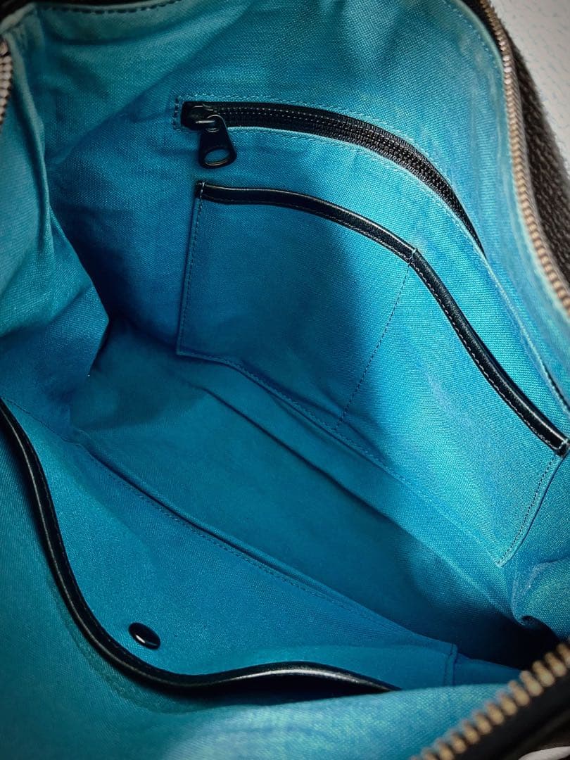 ハンドメイド ショルダーバッグ ステンシル バイカー ホットロッド 本革