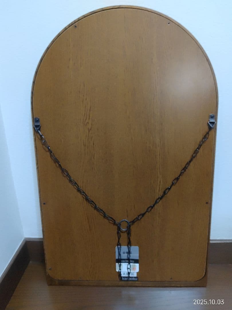 カリモク karimoku 壁掛け鏡 ヴィンテージミラー アンティーク 送料無料