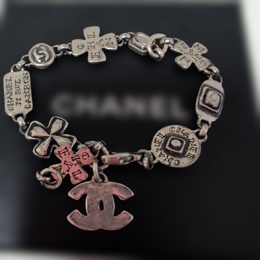CHANEL ヴィンテージ ブレスレットココマークチャーム付き