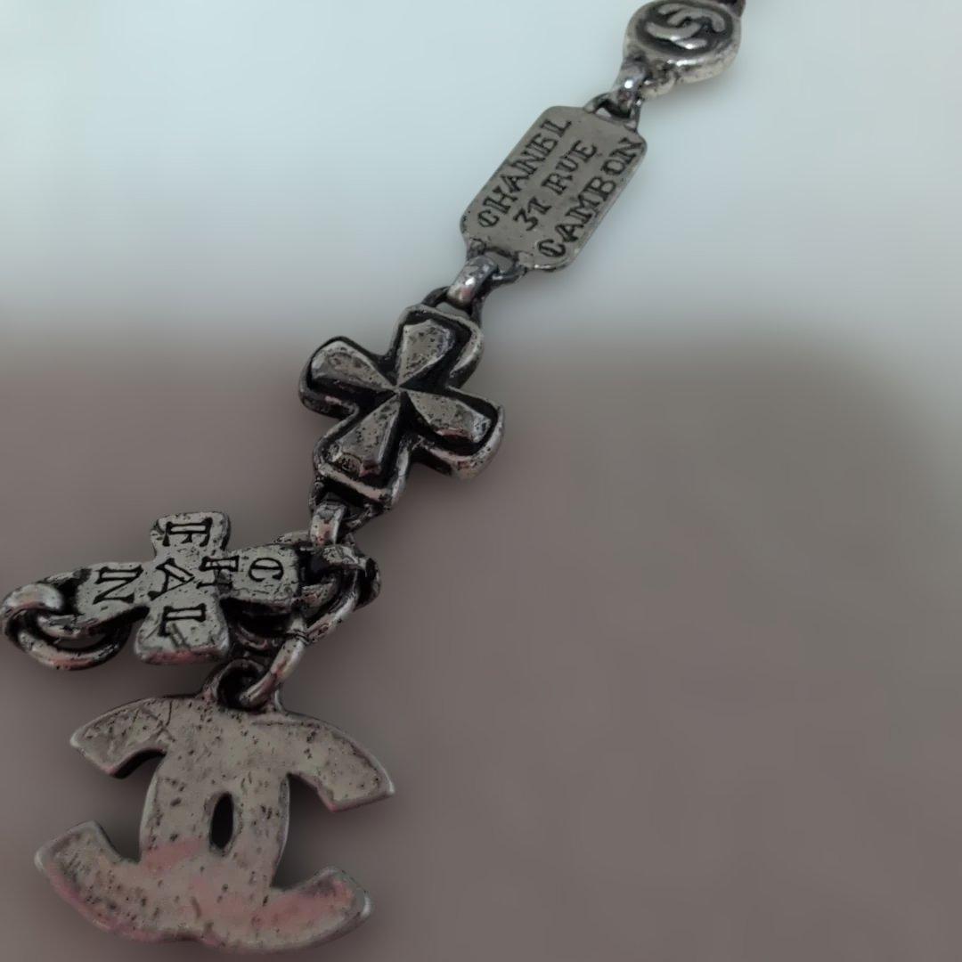 CHANEL ヴィンテージ ブレスレットココマークチャーム付き