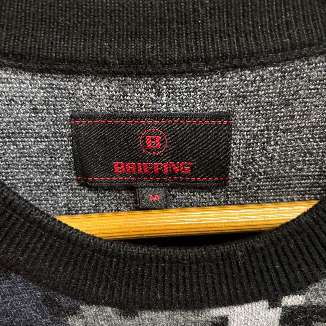 BRIEFING GOLF カモフラージュニット Mサイズ