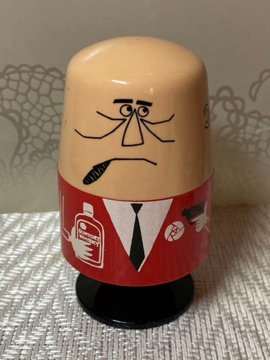 昭和レトロ】サントリー『アンクルトリス人形』 爪楊枝入れ レア人形